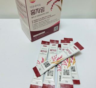 하루 1포로 콜레스테롤, 유산균, 고역가 소화효소까지 한번에 섭취! 다온바이오 홍자임 1개월분(30포) — 5점을 준 리뷰어가 2022년 12월 올린 사용 사진