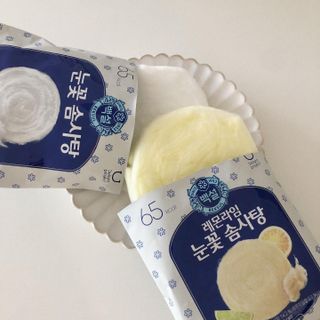 딜라이트 프로젝트  달콤한 눈꽃 간식세트( 눈꽃 솜사탕 / 레몬라임 솜사탕 / 달고나 총 7EA+스마트톡 증정) — 5점을 준 리뷰어가 2022년 5월 올린 사용 사진