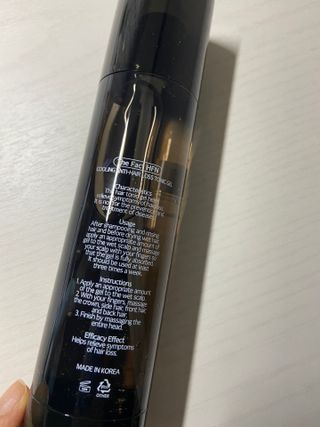 The Fact 더팩트 에이치에프엔 쿨링 안티헤어로스 토닉 젤 150ml — 5점을 준 리뷰어가 2022년 5월 올린 사용 사진