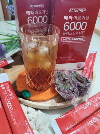 메타아르기닌 GC녹십자웰빙 메타 아르기닌 6000 플러스 오르니틴 — 5점을 준 리뷰어가 2022년 5월 올린 사용 사진