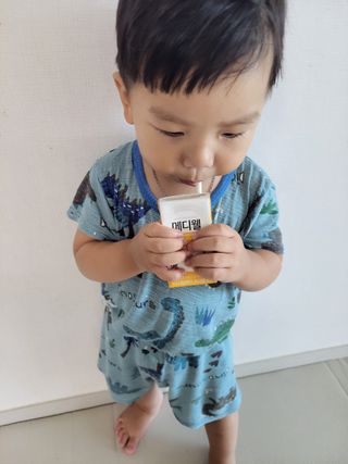 메디웰 페디아드링크 미니 바나나맛 — 5점을 준 리뷰어가 2022년 8월 올린 사용 사진