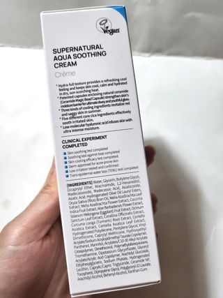 랑벨 수퍼내츄럴 아쿠아 수딩 크림 100ml — 5점을 준 리뷰어가 2022년 5월 올린 사용 사진