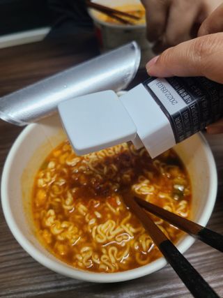 팔도 틈새레드페퍼 — 2점을 준 리뷰어가 2022년 2월 올린 사용 사진
