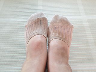[사이즈가 있는 양말 필로이]여자 덧신 6족 선물 세트_나를 위한 선물 o r마음을 전하는 선물【 S, M, L 】 — 5점을 준 리뷰어가 2022년 6월 올린 사용 사진