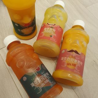 탐라원 제주의 맛, 몬딱주스 4종세트 - 한라봉몬딱주스, 천혜향몬딱주스, 청귤에이드, 당근몬딱주스 — 5점을 준 리뷰어가 2021년 8월 올린 사용 사진