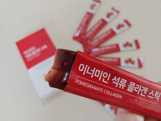 이너미인 석류 콜라겐 스틱 — 5점을 준 리뷰어가 2021년 1월 올린 사용 사진
