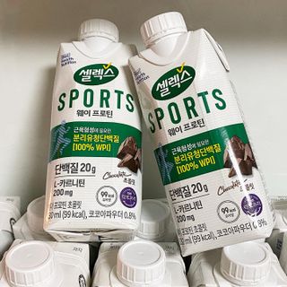 셀렉스스포츠 셀렉스 스포츠 웨이 프로틴 초콜릿 _ 330ml x 12팩 — 5점을 준 리뷰어가 2021년 5월 올린 사용 사진