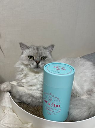페페로니 잘 먹는 캣츄 - 원양선 참치 24개입 — 5점을 준 리뷰어가 2021년 7월 올린 사용 사진