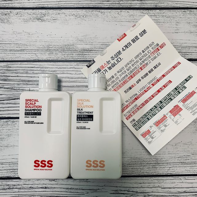 트리플에스 탈모 샴푸 275ml + 실크 트리트먼트 275ml 리뷰 사진