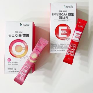 인디닥터 면역 생생 핑크 이뮨 젤리 + 타이탄 BCAA 프로틴 젤리스틱 — 5점을 준 리뷰어가 2022년 3월 올린 사용 사진