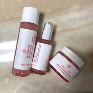 아이앤립 / EYENLIP 아이앤립 연어오일 리바이탈라이징 토너+앰플+크림 3종 세트 — 4.5점을 준 리뷰어가 2021년 5월 올린 사용 사진