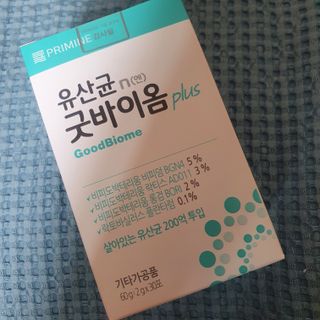 프리마인 유산균 국가지정연구소 선정, 살아있는 생유산균 200억 마리의 힘. 유산균n굿바이옴플러스 — 4.5점을 준 리뷰어가 2021년 10월 올린 사용 사진