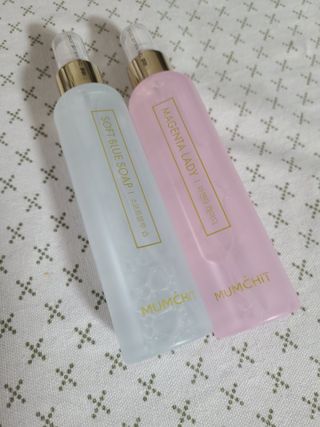 멈칫 X 최준 헤어 앤 바디미스트 소프트블루솝, 마젠타레이디 2종 — 4점을 준 리뷰어가 2021년 6월 올린 사용 사진