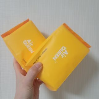 에어퀸 뉴브레스 유기농 생리대 4종 (팬티라이너 20P + 중형 10P + 대형 10P + 오버나이트 8P)_체험단 2차 — 5점을 준 리뷰어가 2024년 11월 올린 사용 사진