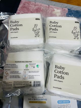 디어엘로디 프리미엄 유기농 베이비 솜티슈 40매 3 + 1 PACK — 5점을 준 리뷰어가 2021년 3월 올린 사용 사진