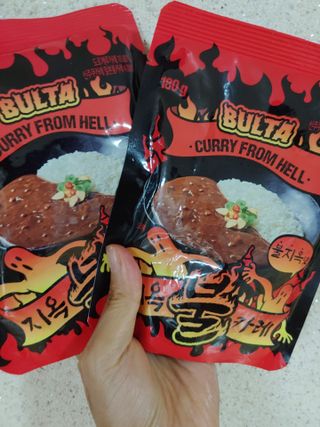 불타 지옥불카레 불지옥맛 180g x 3봉 — 4점을 준 리뷰어가 2021년 6월 올린 사용 사진