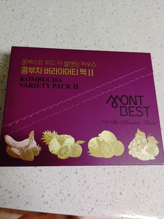 [몽베스트] 위드 더 블랜딩 하우스 콤부차 _ 버라이어티팩II — 5점을 준 리뷰어가 2024년 3월 올린 사용 사진