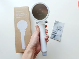 바디빔 더블클린 비타 샤워기 — 5점을 준 리뷰어가 2021년 8월 올린 사용 사진