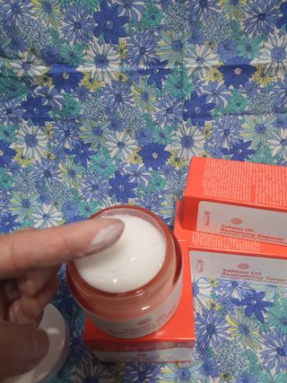 아이앤립 / EYENLIP 아이앤립 연어오일 리바이탈라이징 크림 — 5점을 준 리뷰어가 2021년 4월 올린 사용 사진