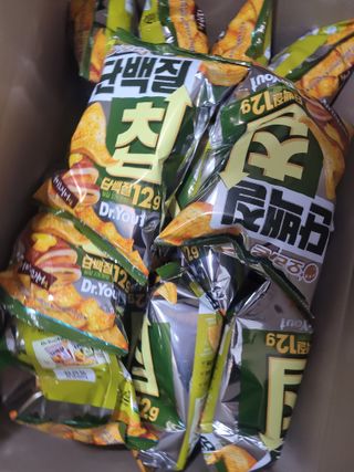 맛있게 채우는 단백질 12g, 닥터유 단백질칩 — 5점을 준 리뷰어가 2023년 12월 올린 사용 사진