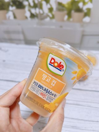 돌 MF[Dole] 파인애플컵/망고컵/복숭아컵 198g 6입X1박스 (맛 1가지 랜덤 발송) — 5점을 준 리뷰어가 2024년 5월 올린 사용 사진