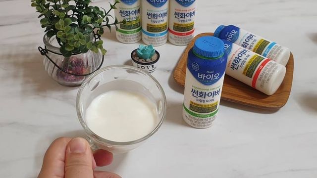 LIVE 매일바이오 썬화이버 드링킹 요거트 리뷰 사진