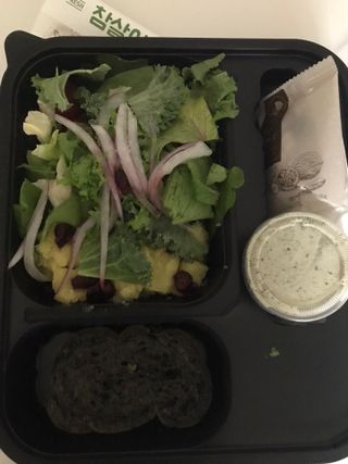 참살이도시락 작심삼일 샐러드도시락 3개 맛보기 새벽배송 또는 택배배송 — 5점을 준 리뷰어가 2021년 8월 올린 사용 사진