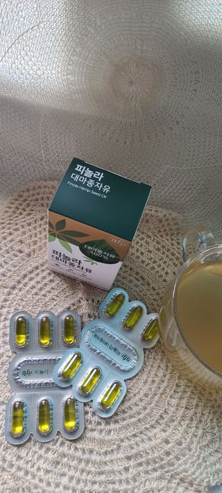 nfp 피놀라 대마종자유 — 5점을 준 리뷰어가 2021년 6월 올린 사용 사진