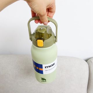 모즈스웨덴 MOZ 스웨덴 316 스텐 대용량 원터치 손잡이 보냉보온병 — 5점을 준 리뷰어가 2023년 8월 올린 사용 사진