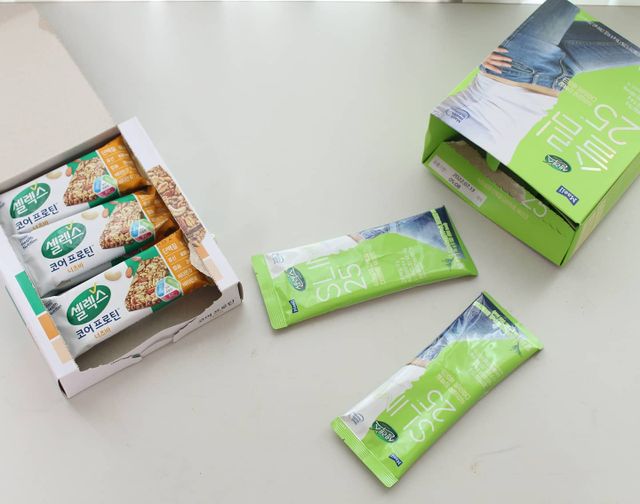 셀렉스 코어 프로틴 너츠바 50g 6개입 + Slim 25 스타터키트 리뷰 사진