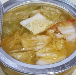 셰프애찬 단호박 백김치 1kg — 5점을 준 리뷰어가 2022년 10월 올린 사용 사진