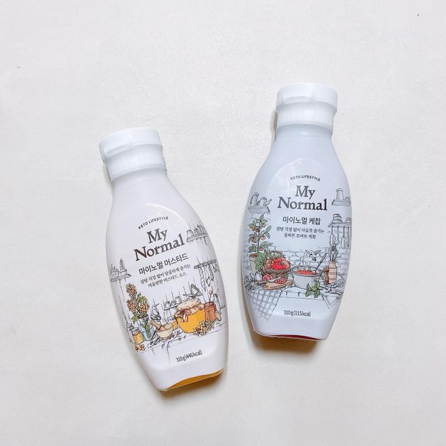 마이노멀 올바른 저당소스 2종 Set - 케찹 & 머스타드 리뷰 사진