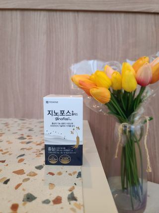 프리마인 홍삼의 강력한 에너지, 이제는 흡수율을 높인 최첨단 캡슐로 간편하게 초고속 충전하세요. — 4점을 준 리뷰어가 2022년 12월 올린 사용 사진