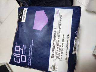 N[템포 ] 패드 내추럴 순면 입는 오버나이트 5P * 2개 — 5점을 준 리뷰어가 2024년 1월 올린 사용 사진