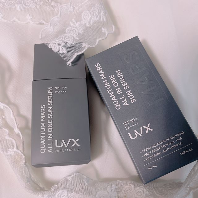 UVX 퀀텀 마스 올인원 선세럼 리뷰 사진