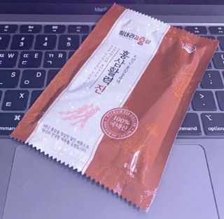 힘내라김홍삼 홍삼활력진 50ml x 5포 — 5점을 준 리뷰어가 2021년 4월 올린 사용 사진