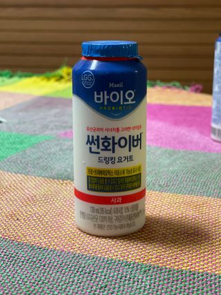 LIVE 매일바이오 썬화이버 드링킹 요거트 — 4점을 준 리뷰어가 2022년 8월 올린 사용 사진