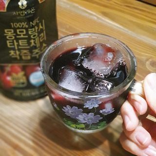자연에온 몽모랑시 타트체리 3종 세트 구성 - 저분자콜라겐젤리, NFC 착즙주스 — 5점을 준 리뷰어가 2021년 7월 올린 사용 사진
