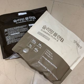 일일하우 슬리밍 플랜B 고소한 귀리맛, 진한 카카오맛 (체중조절식) — 5점을 준 리뷰어가 2023년 8월 올린 사용 사진