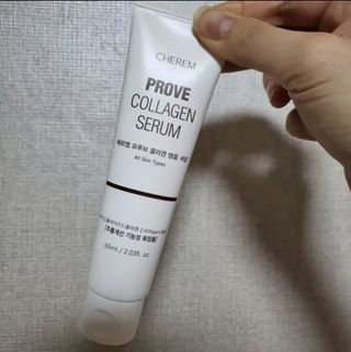 체르엠  프루브 콜라겐 앰플세럼 60ml 1병 — 5점을 준 리뷰어가 2022년 4월 올린 사용 사진