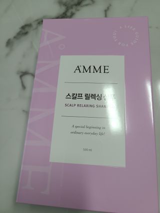 아므 스칼프 릴렉싱 샴푸 — 5점을 준 리뷰어가 2021년 3월 올린 사용 사진