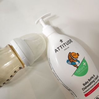 에티튜드 천연 젖병세정제 무향 700ml 1종 주방세제 EWG올그린 순한 비건 세제 — 5점을 준 리뷰어가 2022년 8월 올린 사용 사진