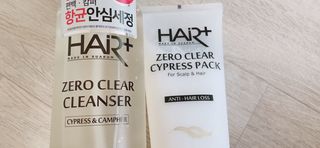 헤어플러스 제로클리어 샴푸 500ml, 두피팩 210ml 2종SET — 5점을 준 리뷰어가 2021년 3월 올린 사용 사진