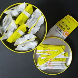 서울약사신협 프리미엄비타민C1000_2.5G x 100포 — 5점을 준 리뷰어가 2020년 12월 올린 사용 사진
