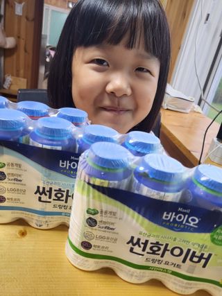 LIVE 매일바이오 썬화이버 드링킹 요거트 — 5점을 준 리뷰어가 2022년 8월 올린 사용 사진