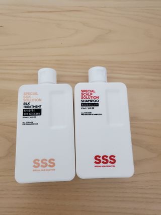 트리플에스 탈모 샴푸 275ml + 실크 트리트먼트 275ml — 5점을 준 리뷰어가 2021년 2월 올린 사용 사진