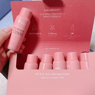 랩앤뷰티 메가 벨벳 콜라겐 12000 — 5점을 준 리뷰어가 2021년 5월 올린 사용 사진