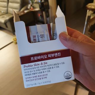 삼진제약 위시헬씨 [삼진제약] 위시헬씨 프로바이오 피부엔진 — 5점을 준 리뷰어가 2020년 12월 올린 사용 사진