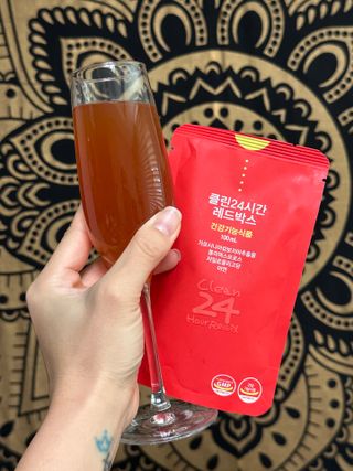 클린24시간 레드박스 1BOX(5포) + 전용보틀(500ml) — 5점을 준 리뷰어가 2024년 3월 올린 사용 사진