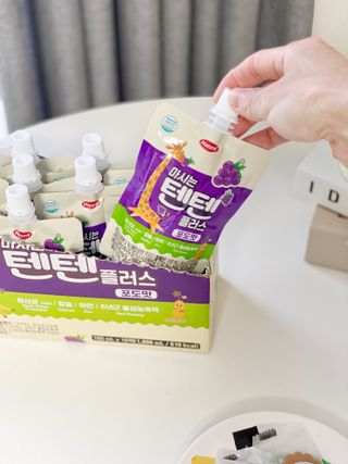 프리캠페인용 [한미사이언스] 우리 아이 튼튼, 엄마 마음 든든! 마시는텐텐 플러스 (100ml*10입) — 5점을 준 리뷰어가 2023년 10월 올린 사용 사진